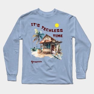 Techless Time Beach TShirt Long Sleeve T-Shirt